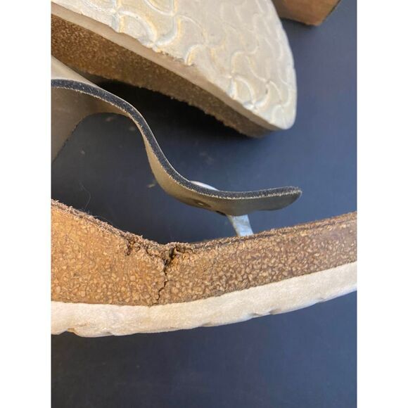 Birkenstock sandals thong style defect size 39 Usa 8 - Picture 3 of 5
